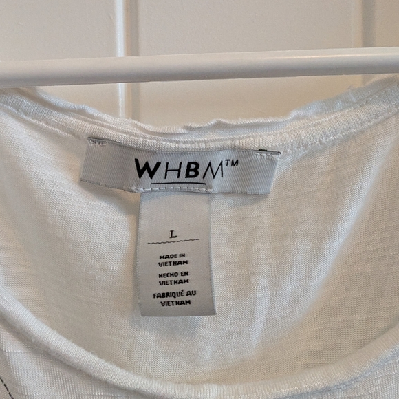 3 For $18 White House Black Market Ivory Top with Black Floral Design - Picture 2 of 4